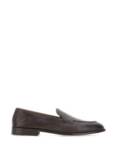 Pantofi loafer Alexander Hotto din piele maro
