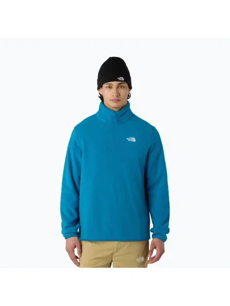 Hanorac din fleece The North Face din fleece albastru