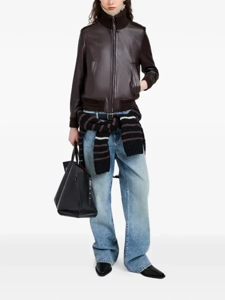 Geanta de piele Proenza Schouler White Label alb
