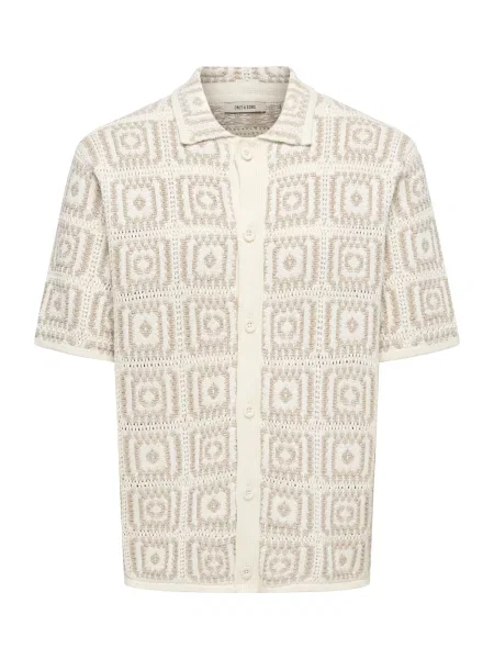 Only & Sons Cămașă / crem bej