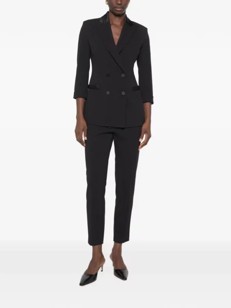 Pantaloni Imperial din satin negru