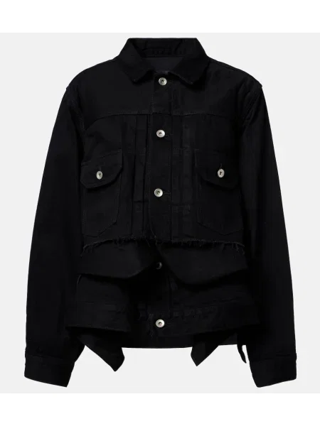 Geacă de blugi Sacai negru