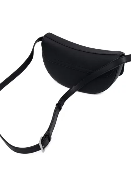 Crossbody kabelka Karl Lagerfeld s autogramem černá