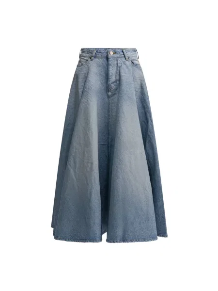 Spódnica maxi Balenciaga niebieska