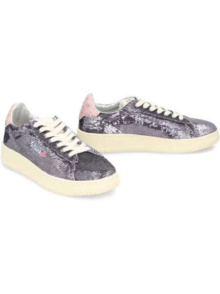 Sneakersy Autry skórzane fioletowe