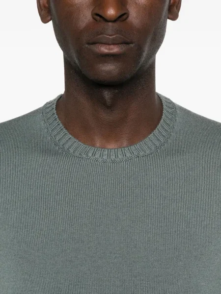 Džemper Drumohr s okruglim izrezom zelena