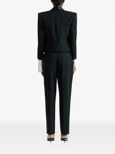 Decupat geacă Balmain negru