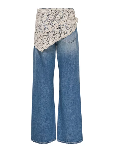 ONLY Jeans ONLCarrie ecru / denim albastru