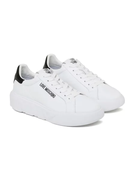 Sneakersy Love Moschino białe