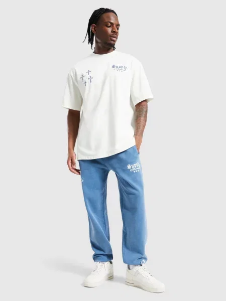 Supply&demand T-Shirt Crosses biała