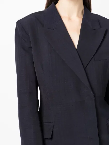 Риза Victoria Beckham изрязани синьо