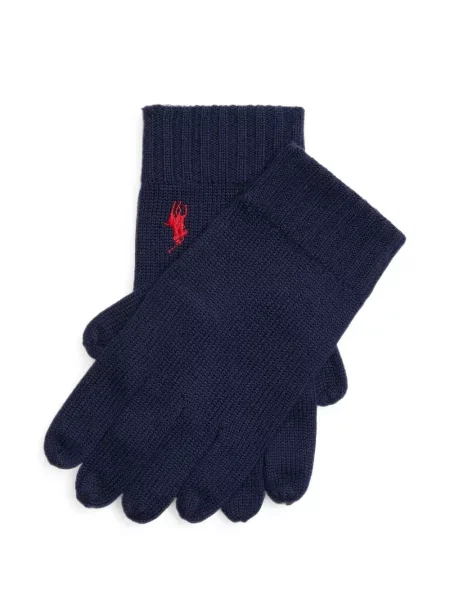 Scurt șapcă Polo Ralph Lauren cu broderie din jerseu maro