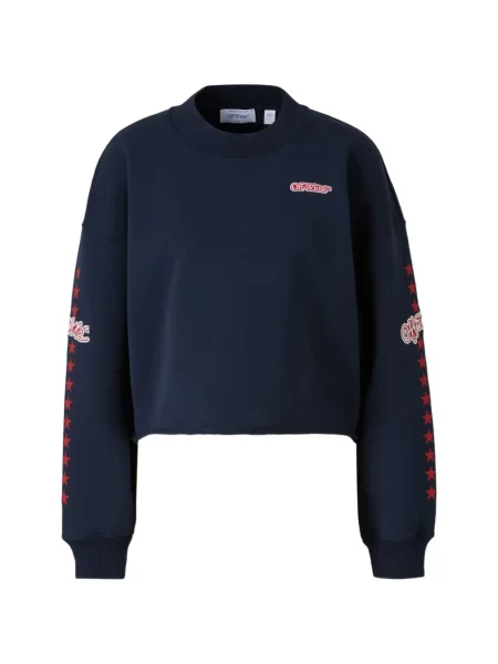 Hanorac Off-white cu imagine alb
