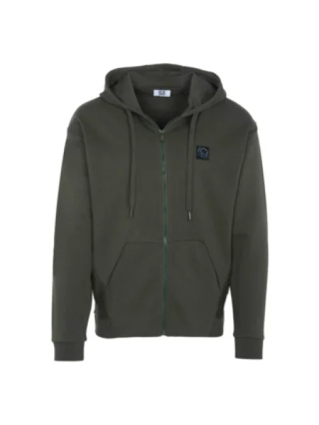 Bluza z kapturem Iceberg z kapturem w jednolitym kolorze zielona