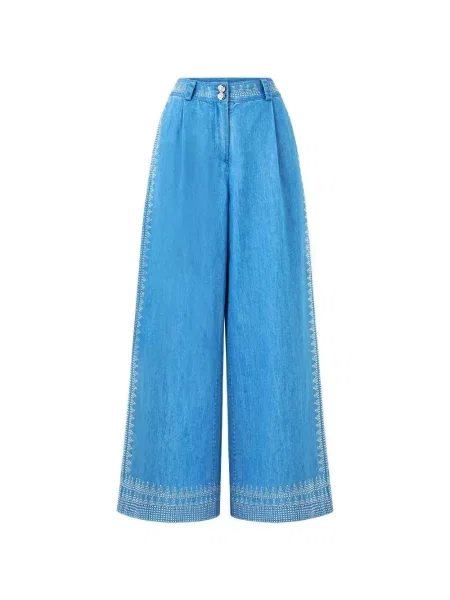 Pantaloni Camilla albastru