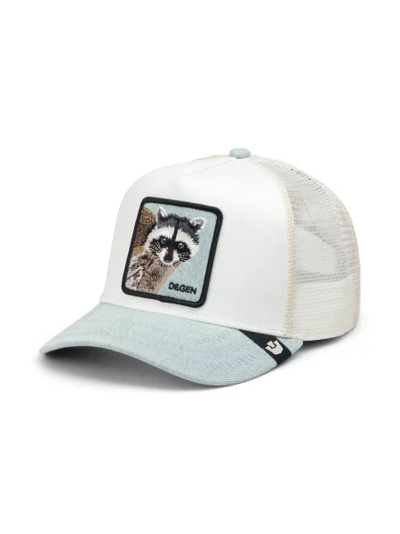 Goorin Bros czapka z daszkiem trucker Denim Degen biała