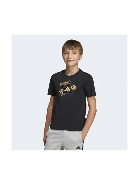 Tricou copii Adidas negru