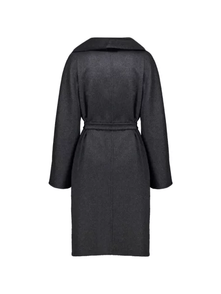 Cu centură palton Max Mara gri