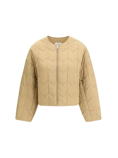 Maison Kitsuné Kurtki Kobieta XS Kurtka pikowana brązowy