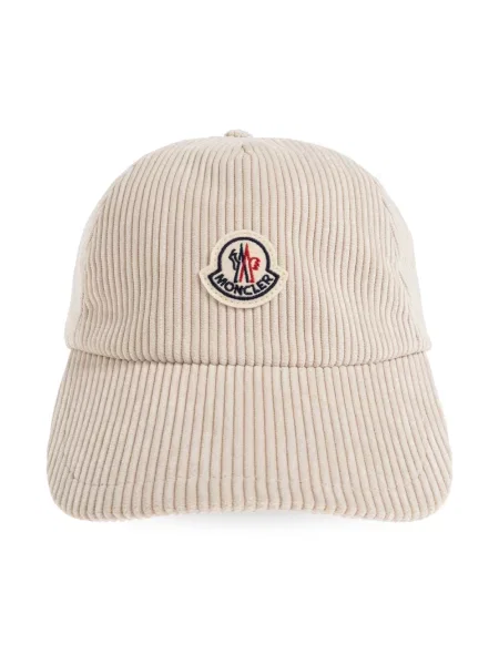 Czapka z daszkiem Moncler beżowa