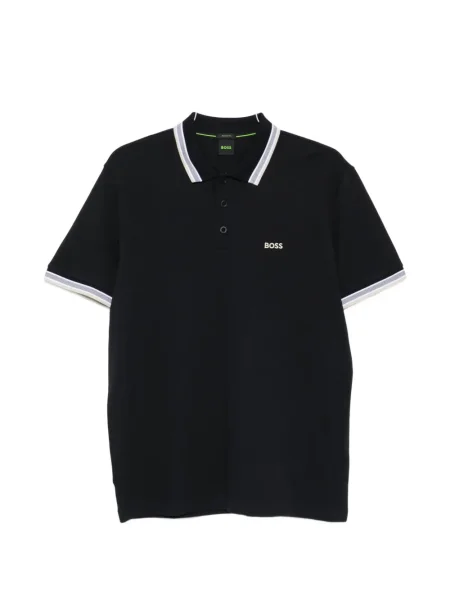 Polo Boss cu dungi negru