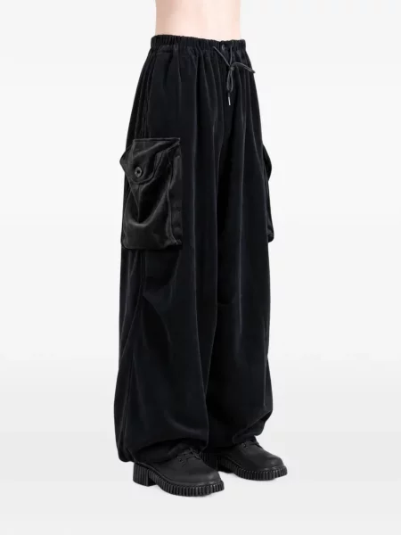 Pantaloni cargo Y-3 cu cordon negru
