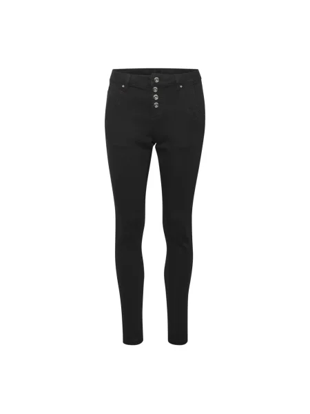 Jeansy skinny Cream czarne