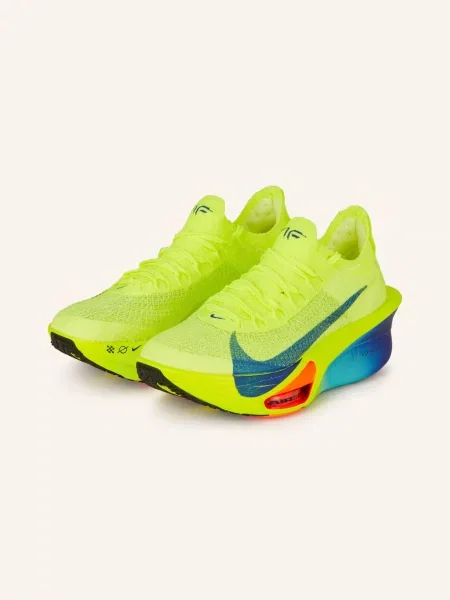 Nike Běžecké Boty Air Zoom Alphafly 3 neonově žlutá modrá