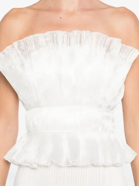 Rochie maxi L'idée cu volane plisată de costum
