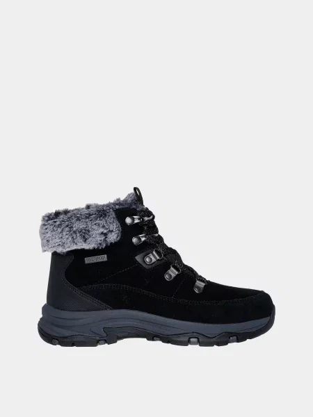 Кожаные ботинки Skechers синие