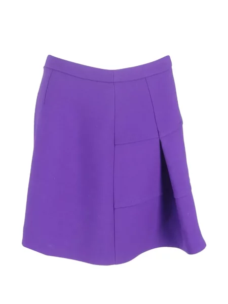 Fustă midi Victoria Beckham până la genunchi violet