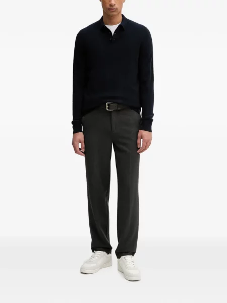 Lung tricou polo From Future albastru