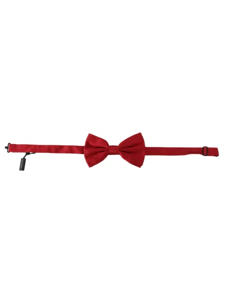 Krawat Dolce And Gabbana elegancki czerwony