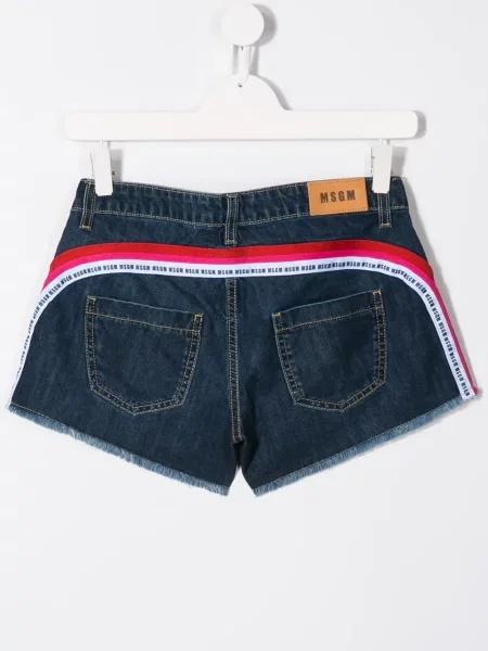 Szorty jeansowe dziecięce Msgm niebieskie