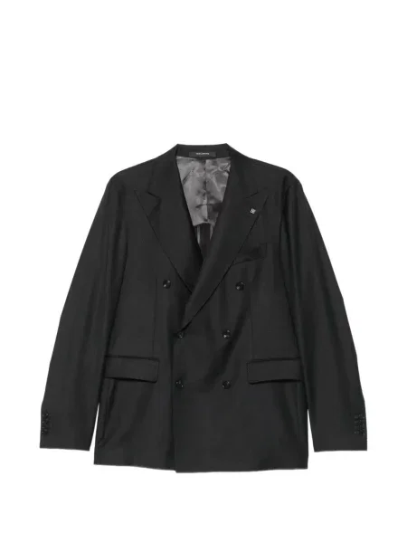 Costum Tagliatore cu două rânduri de nasturi negru