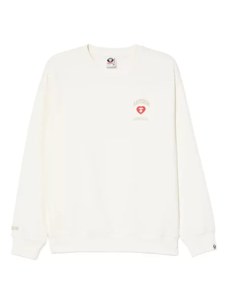 Суитчър Aape By *a Bathing Ape® закърпени бяло