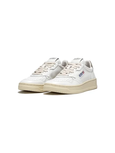 Sneakers Autry Medalist Low Wom Leat/ Leat White/ Gold EUR 36 alb