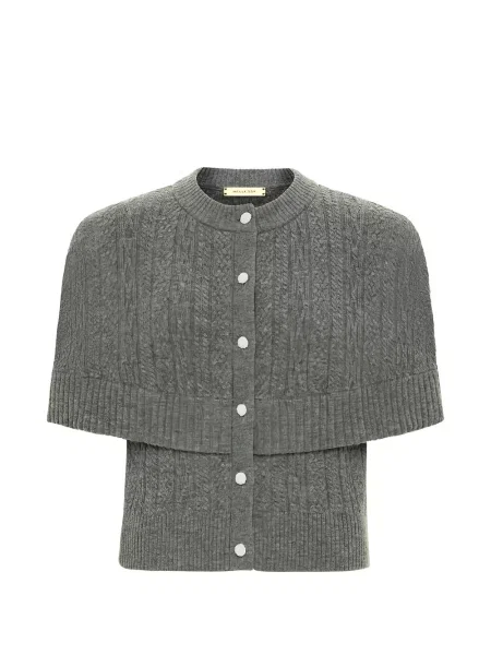 Dzianinowy kardigan Hellessy szary