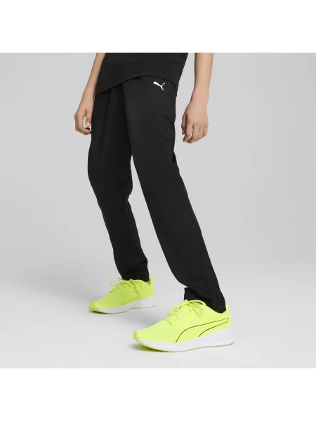 PUMA Młodzieżowe spodnie ze zwężanymi nogawkami Train All Day Essentials Akcesoria czarny