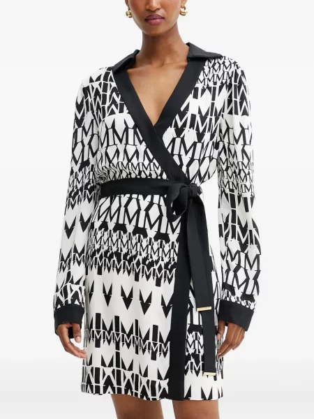 Rochie mini Marciano cu imagine de costum alb