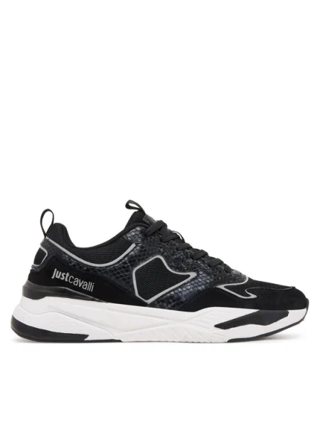 Sneakersy Just Cavalli Fondo Nevada Dis 2 čierna