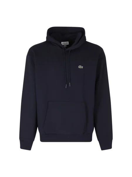 Bluza z kapturem Lacoste z kapturem niebieska