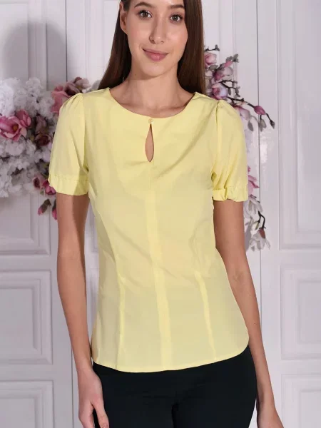 Блуза LadyLike текстиль жовтий