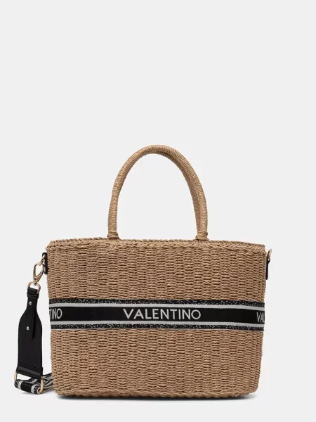 Valentino Bags torba plażowa BOHO beżowa