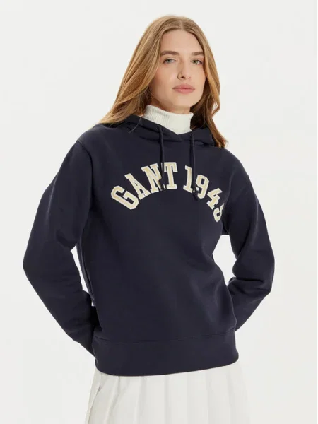 Gant Bluză Arch Graphic Bleumarin
