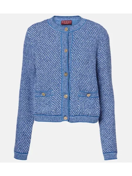 Cardigan Gucci albastru