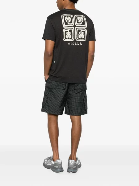 Scurt tricou Vissla cu imagine gri