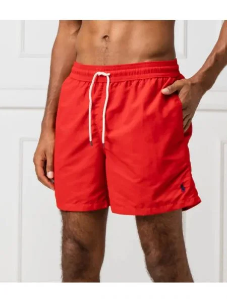 POLO RALPH LAUREN pantaloni scurți kąpielowe roșu