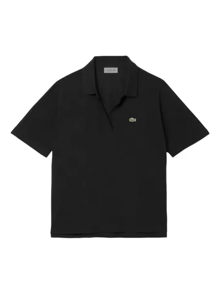 Polo Lacoste cu autograf negru