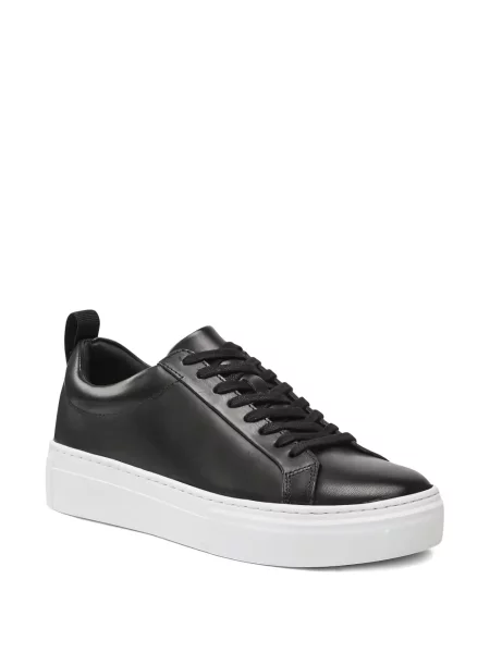 Sneakerși Vagabond cu șireturi cu platformă din dantelă negru